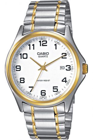 Часы мужские наручные Casio, цвет: стальной, золотистый. MTP-1188PG-7B