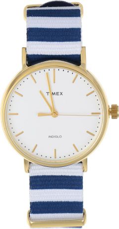 Часы наручные мужские Timex "Weekender", цвет: синий, белый. TW2P91900