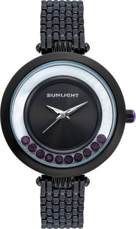 Часы наручные женские Sunlight, цвет: черный. S320ABB-01BA