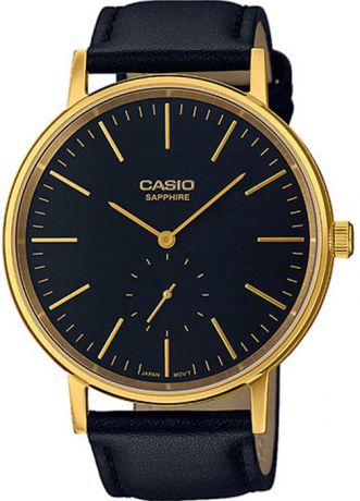 Часы наручные женские Casio "Collection.", цвет: черный, золотой. LTP-E148GL-1A