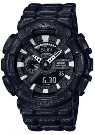 Часы наручные мужские Casio "G-Shock", цвет: черный. GA-110BT-1A