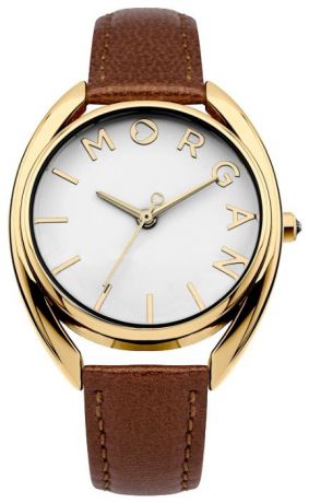 Часы наручные женские "Morgan", цвет: золотистый, коричневый. M1246TG