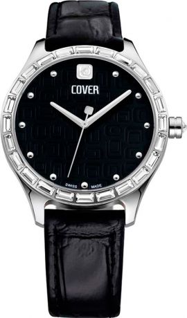 Наручные часы женские "Cover", цвет: черный. 164.03
