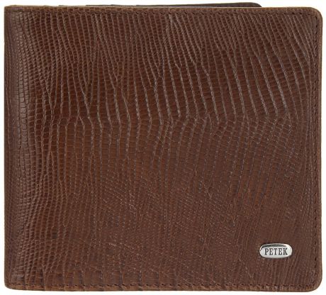 Портмоне мужское Petek 1855, цвет: коричневый. 197.041.02