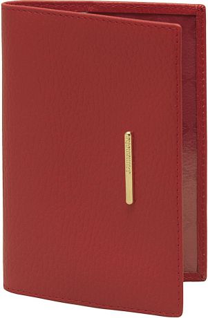 Обложка для документов женская Dimanche "Nice", цвет: красный. 900