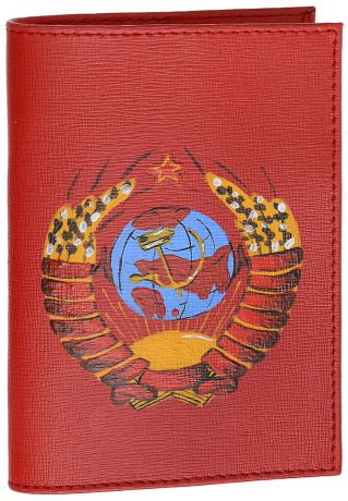 Обложка для документов женская Gaude, цвет: красный. 4000ррс