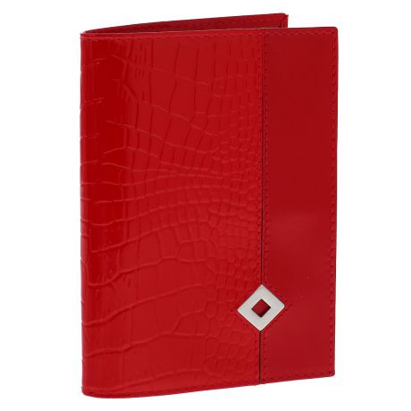Обложка для паспорта Dimanche "Papillon Rouge", цвет: красный. 330