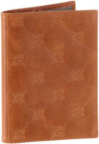 Обложка для паспорта Dimanche "Louis Brun", цвет: коричневый. 595