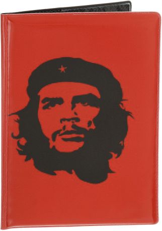 Обложка для паспорта Эврика "Че Гевара New", цвет: красный, черный. 96027