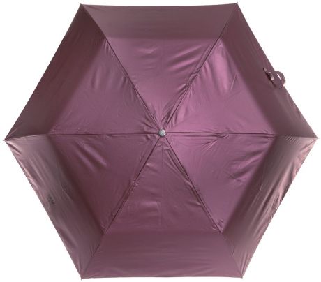 Зонт женский Эврика "Звездное небо", механика, 3 сложения, цвет: розовато-лиловый, черный. 96778
