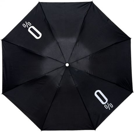 Зонт Эврика, механический, 2 сложения, цвет: черный, серый. 89982
