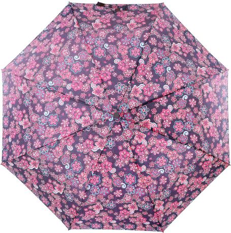 Зонт женский "Artrain", механический, 3 сложения, цвет: розовый, малиновый. 3515-5397