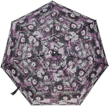 Зонт женский "Vogue", автомат, 3 сложения, цвет: сиренево-серый. 301 V-3