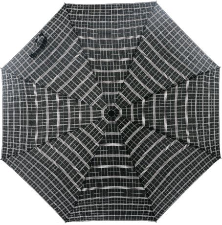 Зонт мужской Magic Rain, автомат, 3 сложения, цвет: черный, белый, темно-коричневый. 7022-1701
