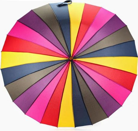 Зонт-трость женский Vera Victoria Vito, полуавтомат, цвет: мультиколор. 20-706-20