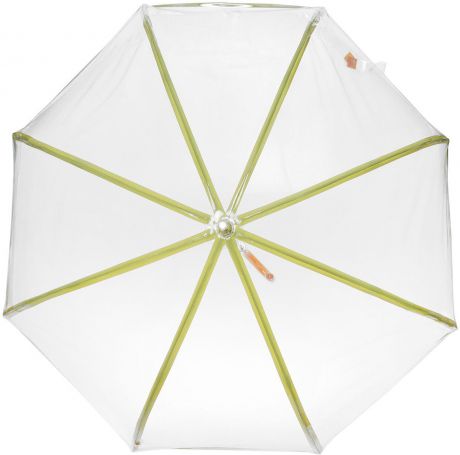 Зонт-трость женский M&P, полуавтомат, цвет: зеленый. 4880-3