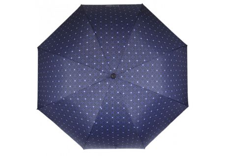 Зонт женский Isotoner "Калейдоскоп", механика, 5 сложений, цвет: синий. 09137-6774