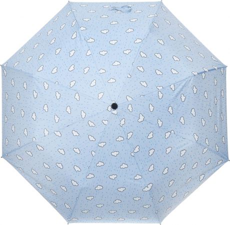 Зонт женский Kawaii Factory "Тучки", цвет: голубой. KW041-000038