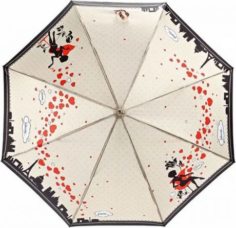 Зонт-трость женский Fabretti, полуавтомат. 1809