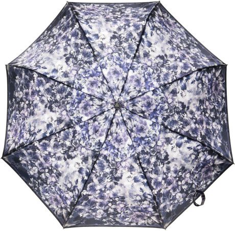 Зонт женский Fabretti, автомат, 3 сложения, цвет: голубой. S-17110-11