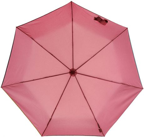 Зонт женский Bisetti, полный автомат, 3 сложения, цвет: розовый
