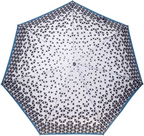 Зонт женский Fabretti, автомат, 3 сложения, цвет: серый. P-18107-6