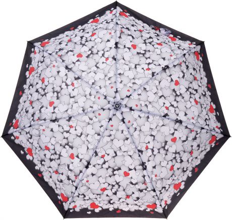 Зонт женский Fabretti, автомат, 3 сложения, цвет: серый. P-18105-2