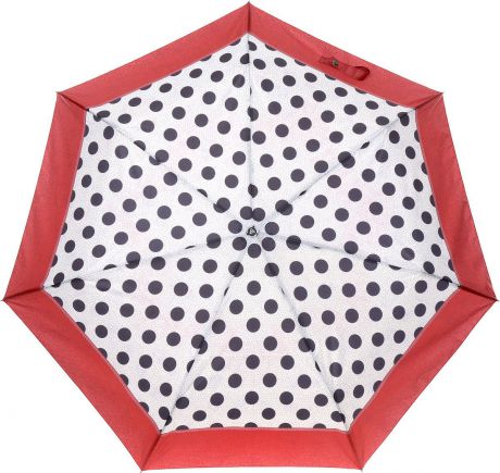 Зонт женский Fabretti, автомат, 3 сложения, цвет: белый. P-18107-4