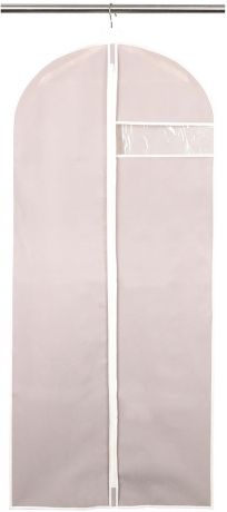 Чехол для одежды "Handy Home", с окошком, цвет: бежевый, 60 x 135 см
