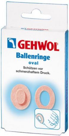 Gehwol Ballenringe oval - Накладки кольцо, овальные 6 шт