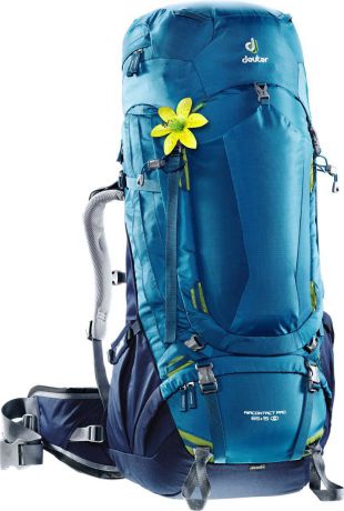 Рюкзак туристический Deuter "Aircontact Pro", цвет: синий, 65 л