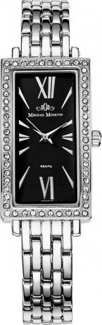 Часы наручные женские Mikhail Moskvin "Quartz", цвет: серебристый. 598-6-2