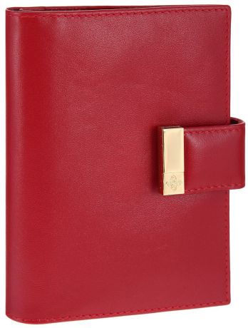 Бумажник водителя женский Dimanche "Elite Алый", с отделением для паспорта, цвет: красный. 041