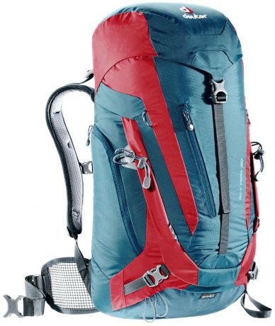 Рюкзак туристический Deuter "ACT Trail", цвет: красный, темно-синий, 30 л