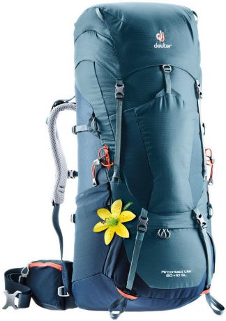 Рюкзак туристический Deuter "Aircontact Lite", цвет: темно-синий, 60 л