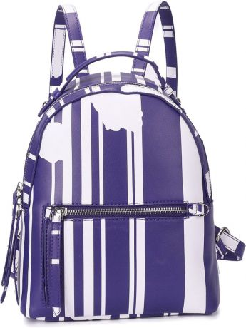 Рюкзак женский OrsOro, цвет: фиолетовый, белый. DW-838/5