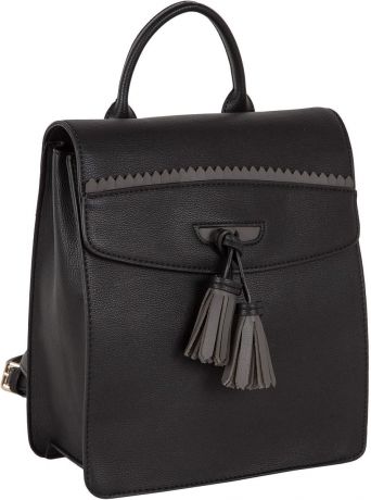 Сумка-рюкзак женская Pola, цвет: черный. 74551
