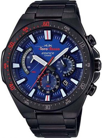 Часы наручные мужские Casio Edifice, цвет: черный, розовый. EFR-563TR-2AER