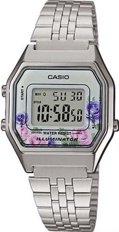 Часы наручные женские Casio Collection, цвет: стальной. LA680WEA-4C