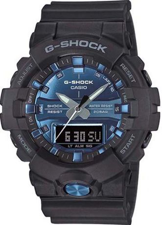 Часы наручные мужские Casio G-Shock, цвет: черный, синий. GA-810MMB-1A2ER