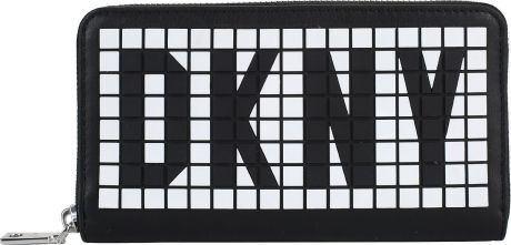 Кошелек женский DKNY, R83QQ103/BLW, черный, белый