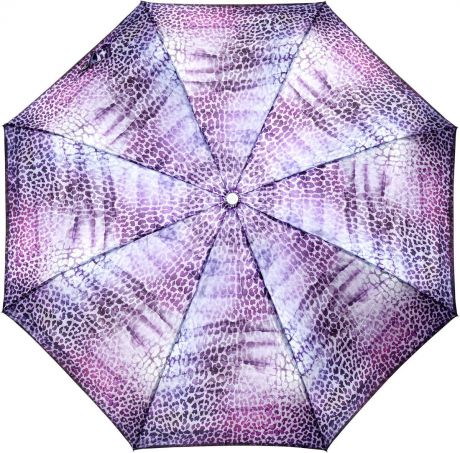 Зонт женский Fabretti, автомат, 3 сложения, цвет: фиолетовый. L-18117-11