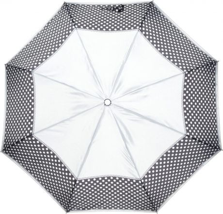 Зонт женский Fabretti, автомат, 3 сложения, цвет: серый. L-18117-1