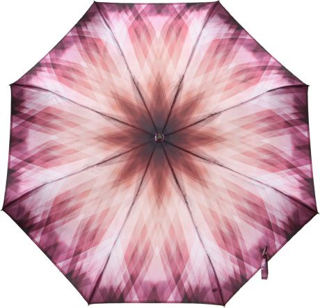 Зонт женский Fabretti, суперавтомат, 3 сложения, цвет: розовый. S-18103-11