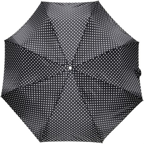 Зонт женский Edmins, автомат, 3 сложения, цвет: черный. 301-7