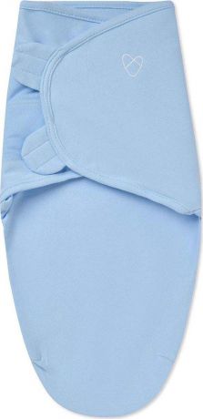 Конверт на липучке для новорожденных Summer Infant Swaddleme, цвет: голубой. 54470. Размер S/M - для детей от 3 до 6 кг