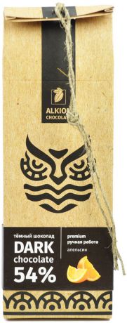 Alkion шоколад темный с кусочками апельсина, 100 г