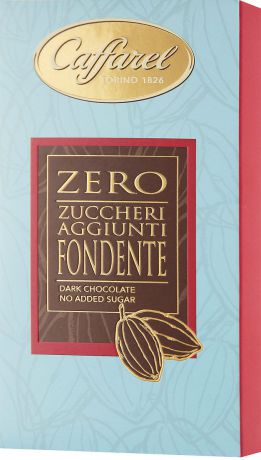 Caffarel шоколад темный без сахара, 100 г