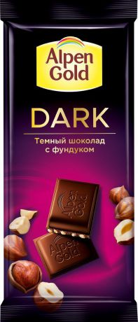 Alpen Gold темный с фундуком шоколад, 85 г