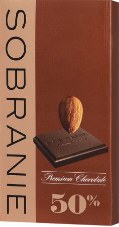 Sobranie темный шоколад с орехами, 90 г